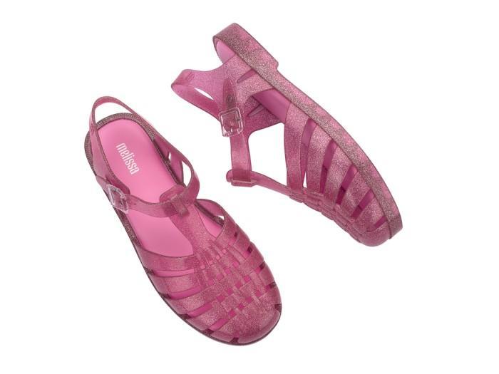 Sepatu Sandal Wanita Melissa Possession Shiny Ad Glitter Pink