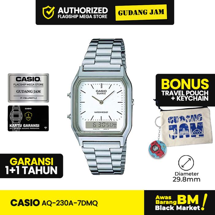 Casio General AQ-230A-7DMQ AQ-230A AQ-230 AQ230A AQ230 Watches Jam