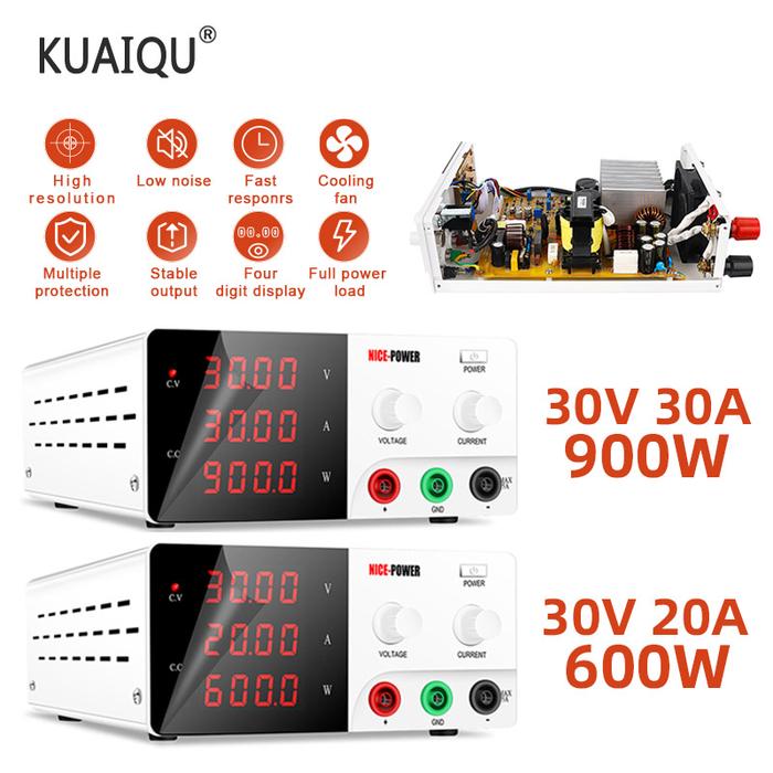 High Power 30V 30A 900W DC Laboratory Power Supply Adjustable