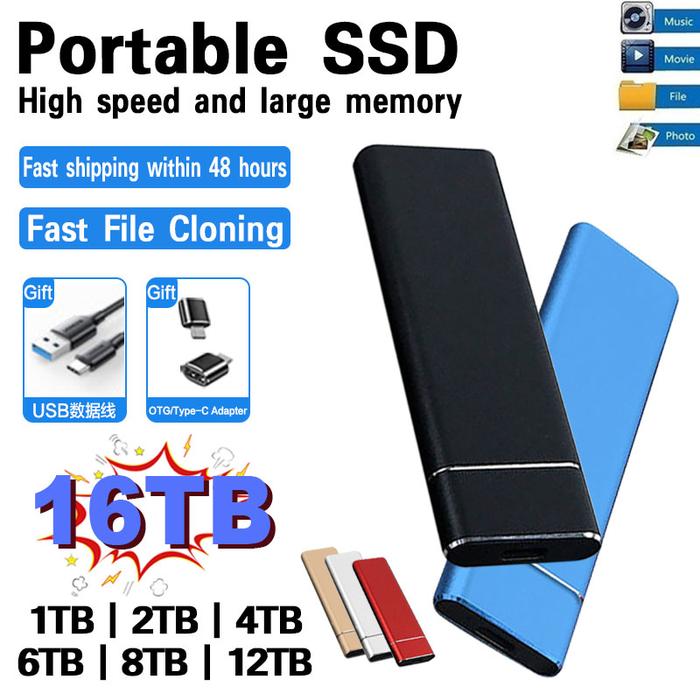 1T External SSD Hard Drive Externo Hard Disk SSD 2TB USB3.0 High