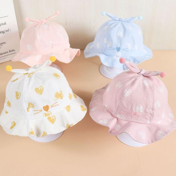 (Pimenova) Topi Anak  Sun Hat Fisherman Hat tapi bayi baby cap
