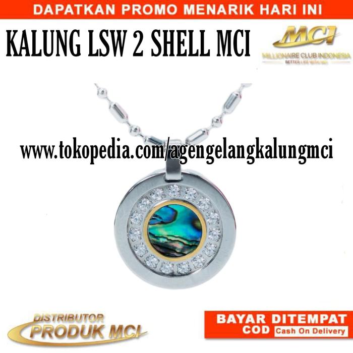 Kalung Shell Mci / Kalung Lsw2 Shell Mci / Kalung Kesehatan Pendant Mci / Kalung Rantai Mci