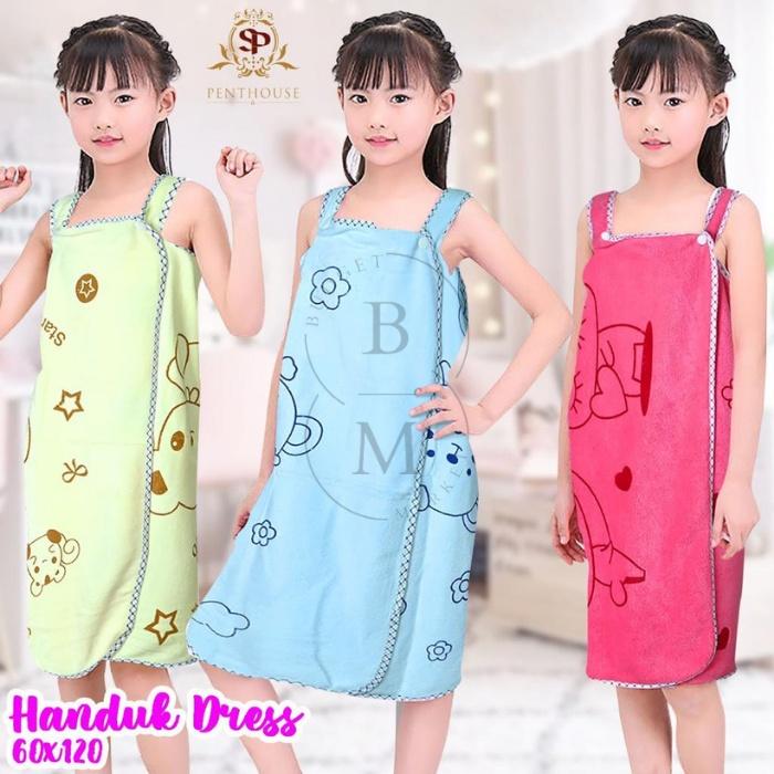 Handuk Mandi Anak Kimono Dress PENTHOUSE Ukuran 60x120cm