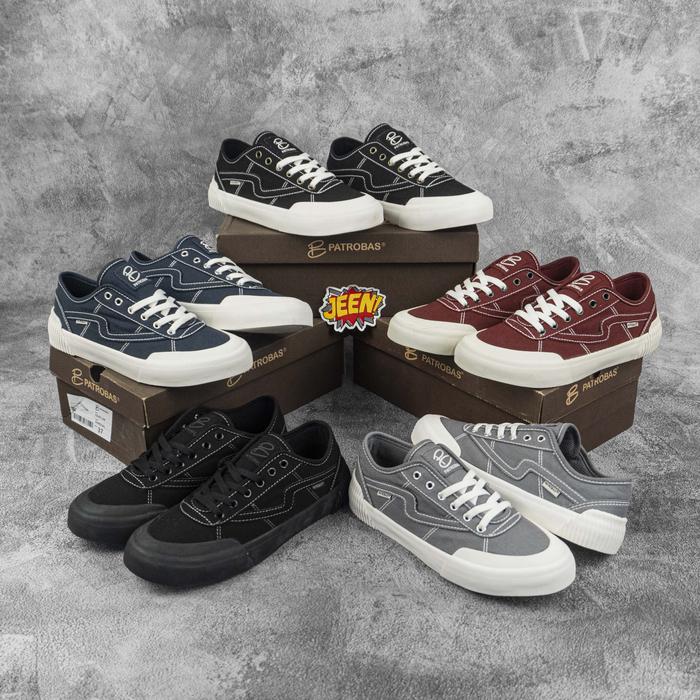 Sepatu Patrobas Equip Low Kasual Shoes Sneakers Pria Kerja