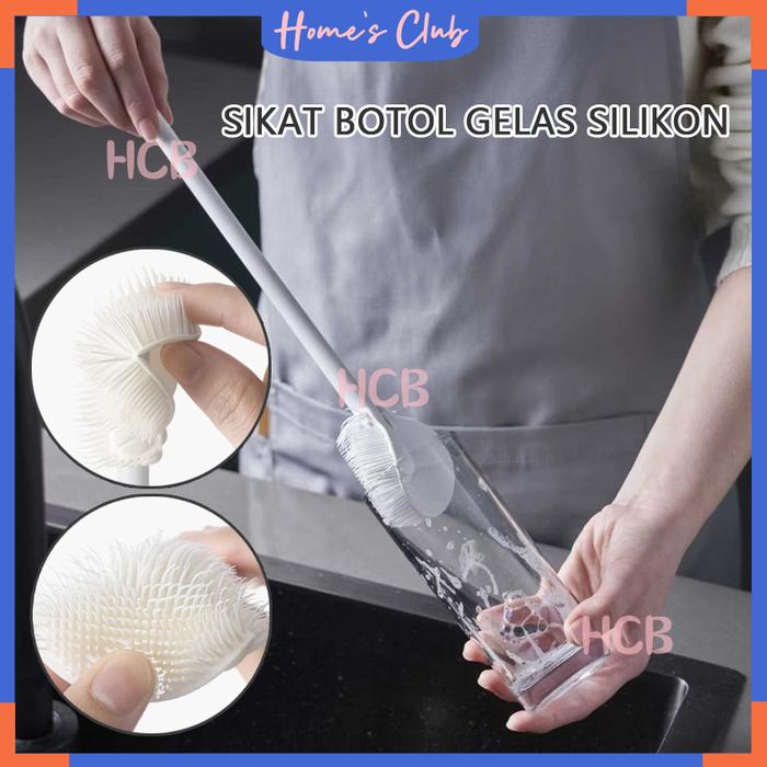 Sikat Botol & Termos Silikon / Sikat Botol Silikon / Sikat Botol