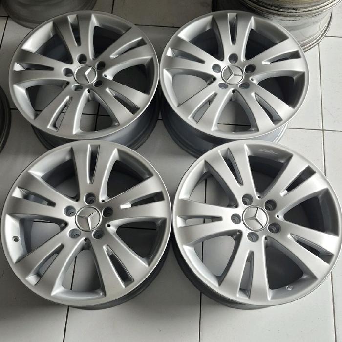 Jual velg orginal oem mercy W204 R17 pcd 5*112 lebar 7,5 et47 Part number