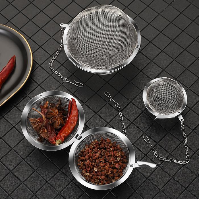 Stainless Steel Tea Infuser Sphere Locking Spice Tea Ball Strainer