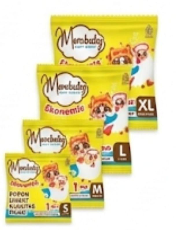 ( 10 Pcs - Renceng) Mombaby Pants Popok Pempers M L XL 1 Renceng Isi 10 Sachet All Variant popok tra