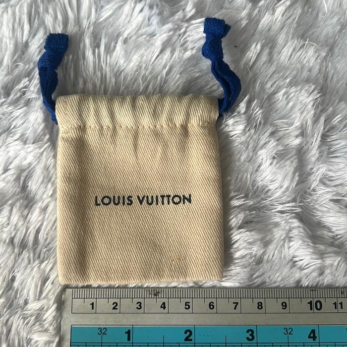 Dustbag gembok LV/L ouis Vuit  ton Dust Bag Kunci Gembok Tas L V Authentic Aksesori Pelindung Kunci 