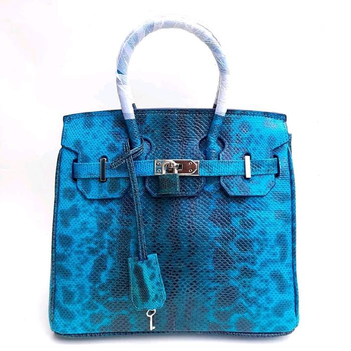 Premium Tas Wanita dengan Kulit Ular Asli Berkualitas