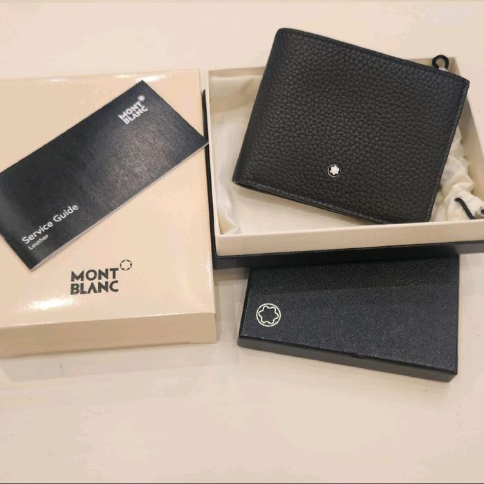 Montblanc Wallet 6 cc Grain black