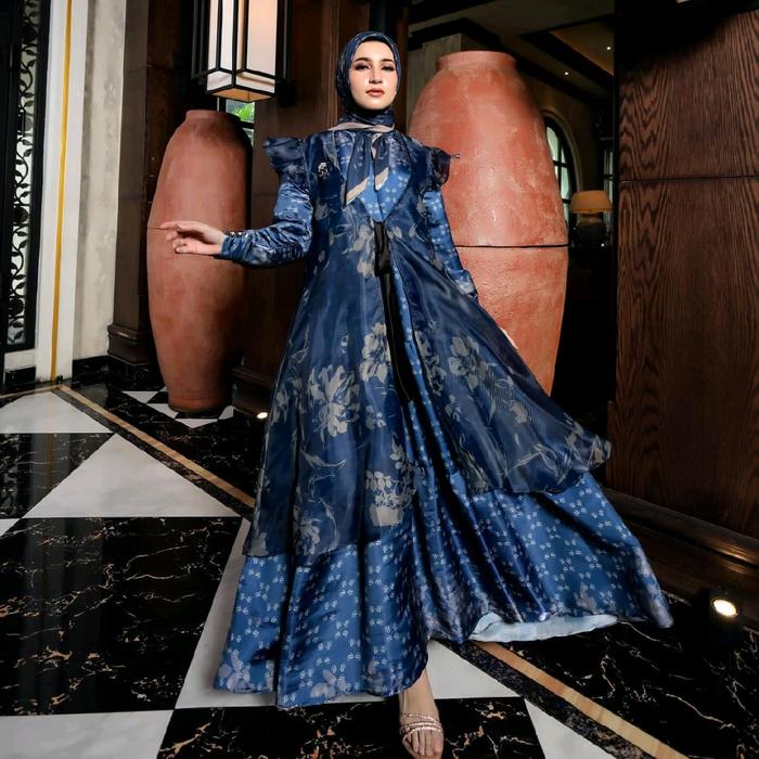 SHELLASAUKIA GAMIS SET HIJAB ORI SHELLASAUKIA
