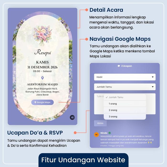 Safitiri Tema Luxury - Undangan Digital Website Pernikahan Tema Luxury Undangan Website