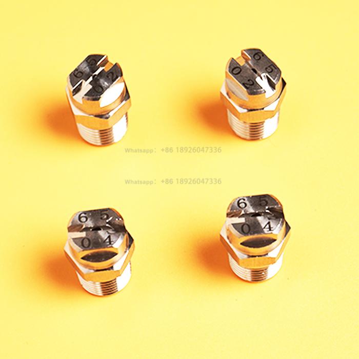 high-quality SS304 V-shaped nozzle flat fan nozzle,