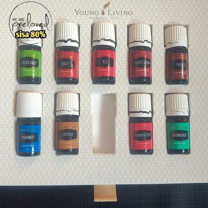 preloved 3pcs Young Living essential oil alami