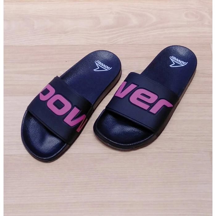 Sandal Sport Wanita Bata Power Black Kulit Sintetis