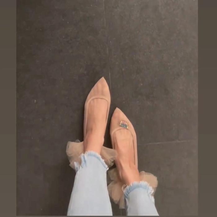 Sepatu Wanita Flat Shoes By Ittaherl - Blair Maxi Blush Nude Pin Vol 3 Tbk
