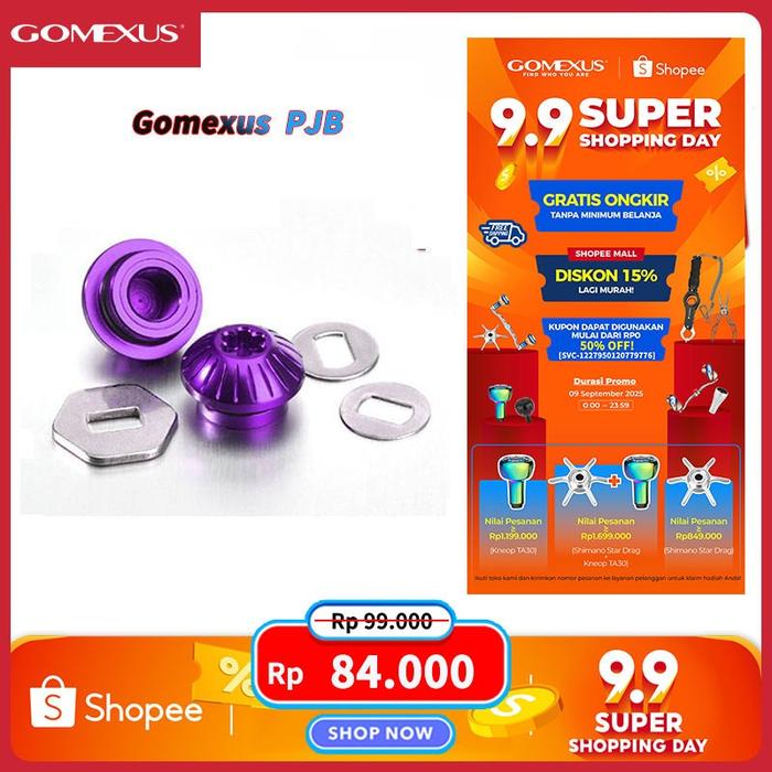 Gomexus PJB Tutup Mur Reel Nuts for BC shimano daiwa ryobi peen Baitcatsing Spinning Reel Handle Par