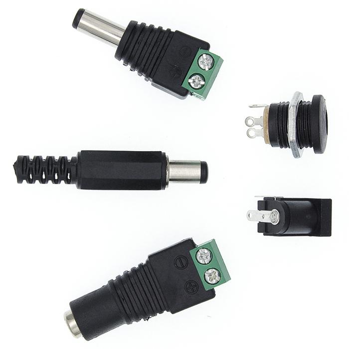10Pcs DC-005/DC-022 Soket Colokan Listrik DC Plug Pria/Wanita