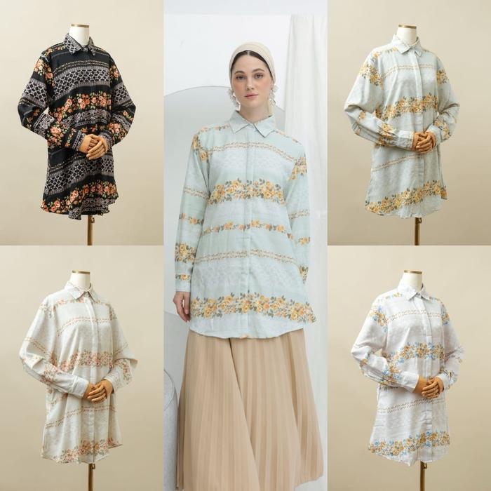Tunik gaudi / tunik motif / tunik motif bunga