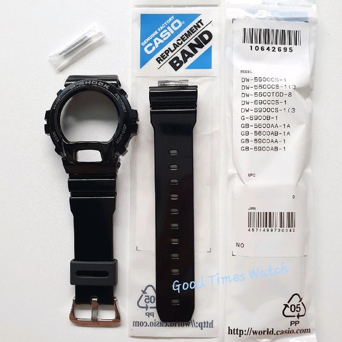 PAKET BEZEL STRAP G-SHOCK GB-6900AA-1 GB 6900AA GB 6900 CASIO ORIGINAL