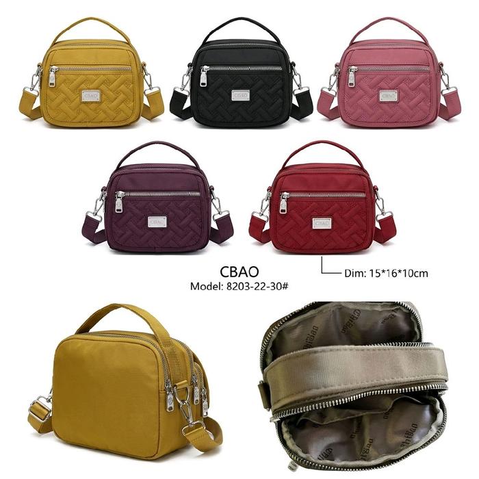 Chibao Tas Selempang Wanita Original 8203 Bahan Kanvas Model 8203-22-30#
