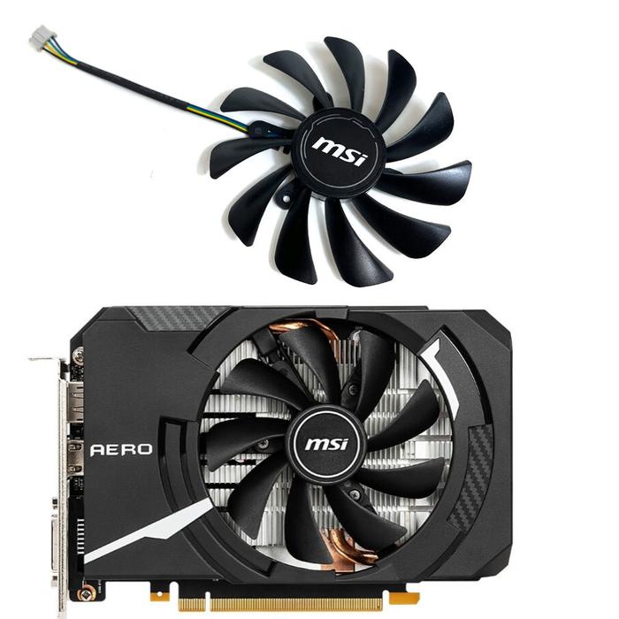 NEW XY-D10015SH RTX 2060 AERO ITX GPU FAN，For MSI GTX 1660、1660S、1660Ti AERO ITX、RTX 2060、2070 AERO 