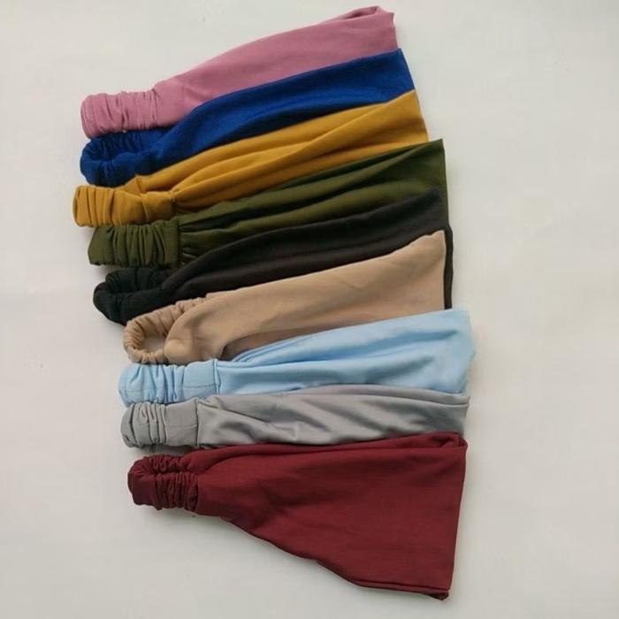 (6PCS) BANDANA CIPUT PREMIUM INER DALAMAN KRUDUNG HIJAB Wanita Kerudung Rayon Bahan Spandek Rayon Ny