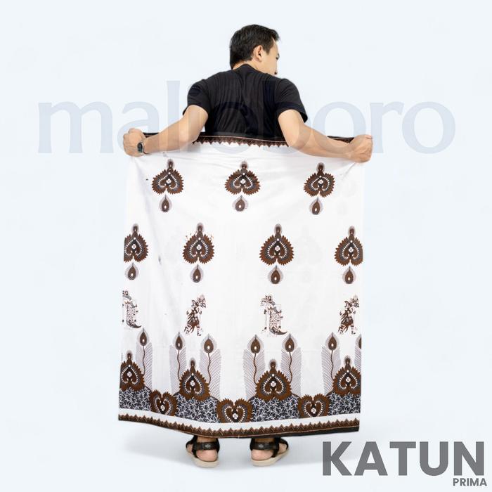 Sarung Batik Wayang Pria Dewasa Katun Motif Krisna