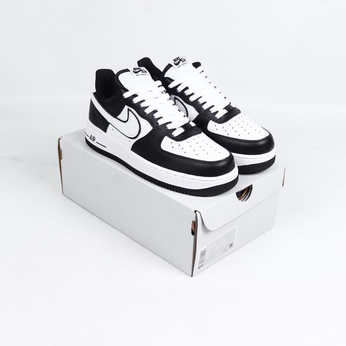 Sepatu Nike Air Force 1 Low 07 LV8 Panda Black White - AF1