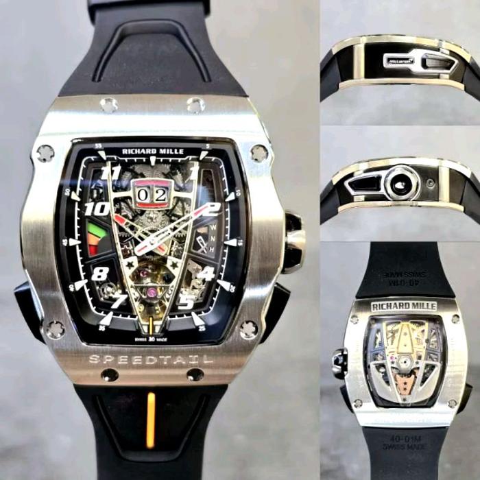 Jam tangan pria Automatic swiss RM 40-01 Mclaren speedtail Limited edition