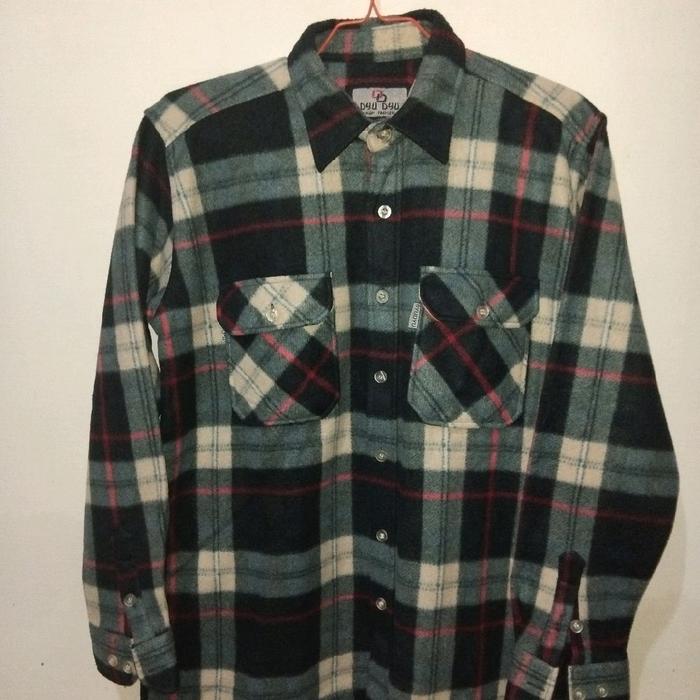 DYU DYU vintage fleece flannel shirt ( Kemeja Flannel )