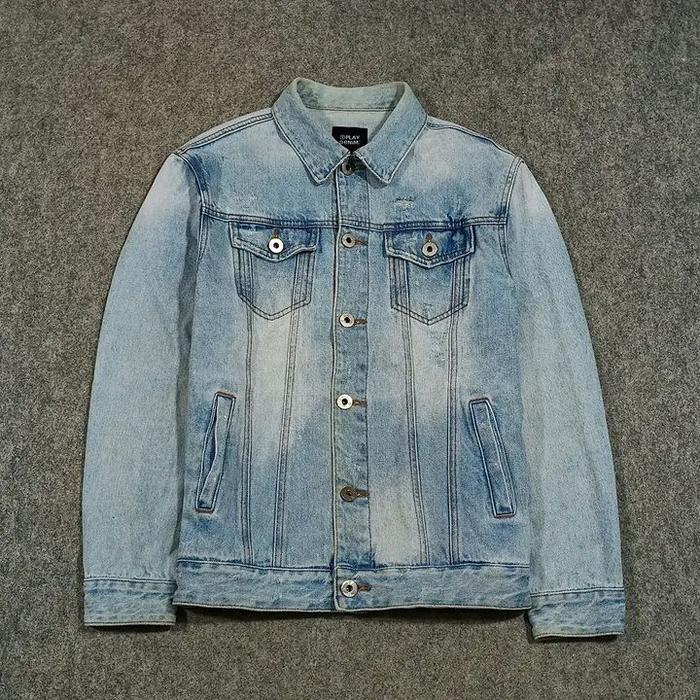 jaket jeans panjang pria T PLAY Size M second