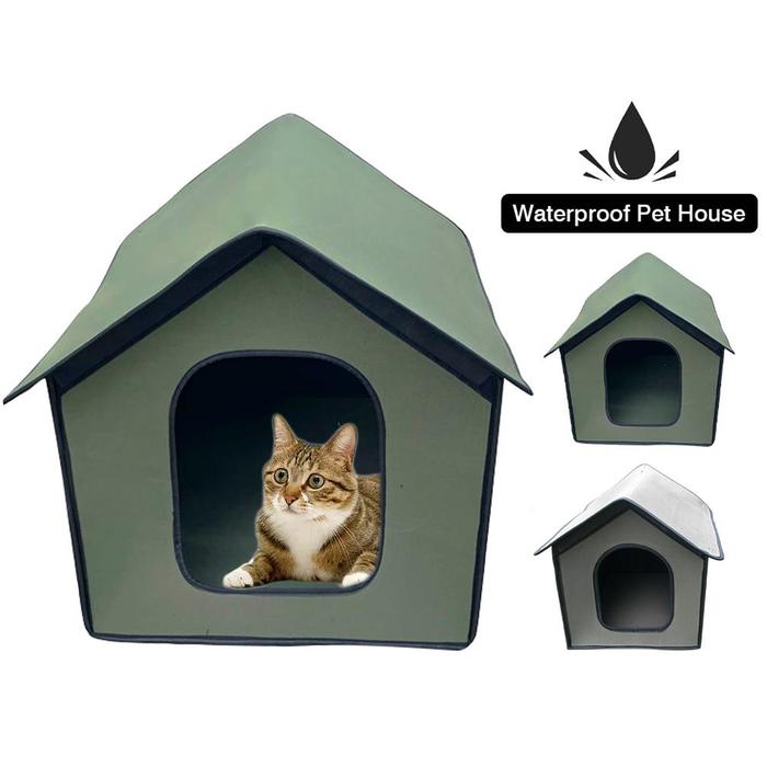 Pet Outdoor House Waterproof Weatherproof Cat Nest Dog House Foldable