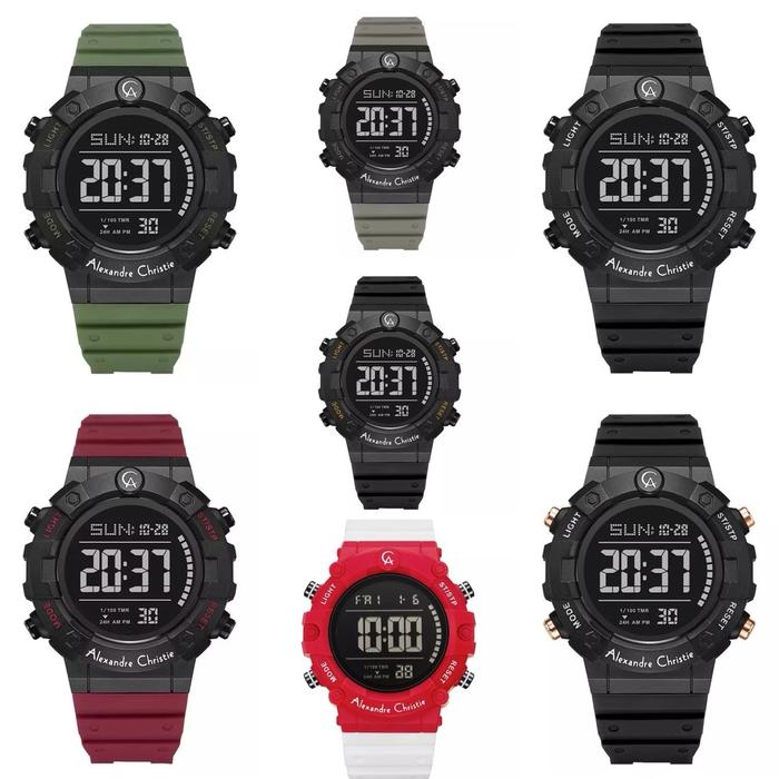 JAM TANGAN PRIA ALEXANDRE CHRISTIE DIGITAL AC9388 AC 9388 MH