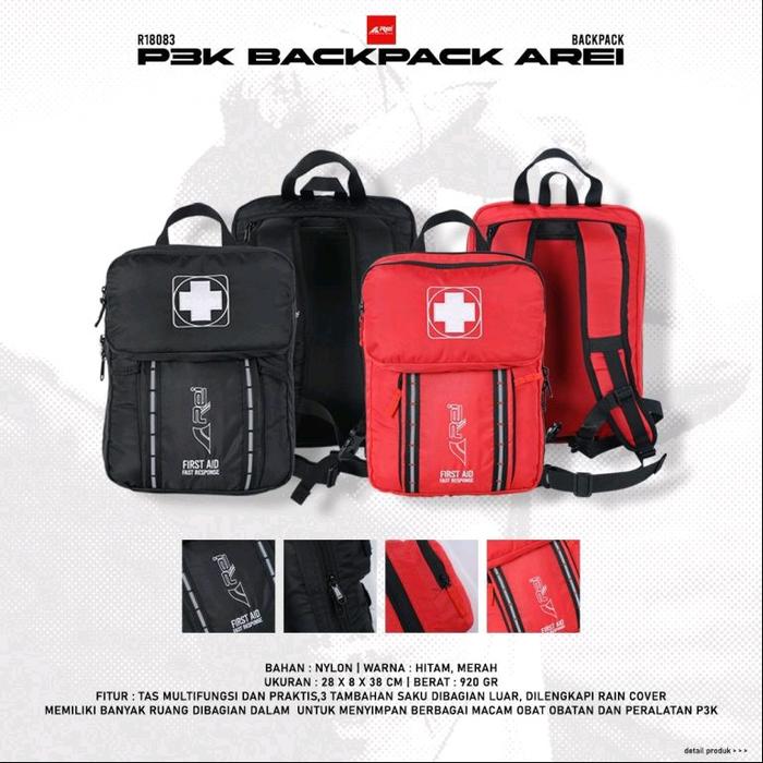 Tas Ransel / Backpack P3K Arei Outdoorgear Tas Multifungsi