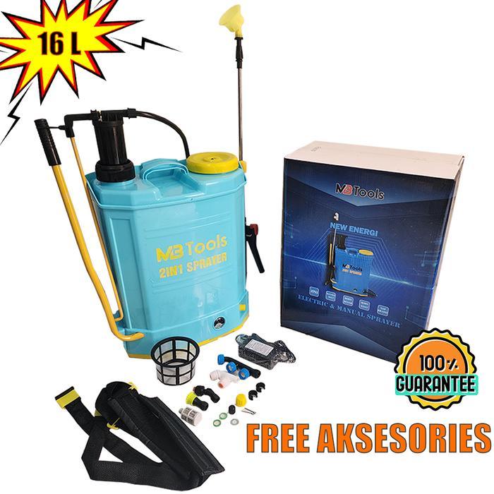READY Stok Sprayer Elektrik 16 liter Manual 2 in 1 Semprotan disinfektan hama Knapsack tengki sempro
