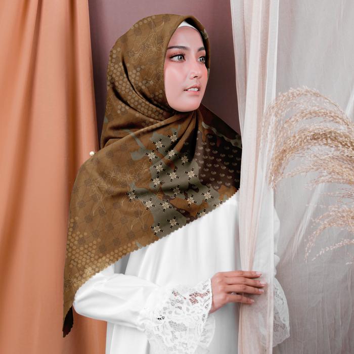 HIJAB MOTIF RAUDHAH SERIES DESIGN C.115.030.A | CALDERA SIGNATURE HIJAB PRINTING