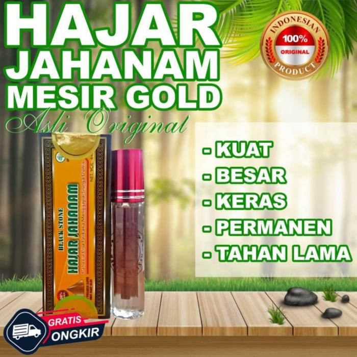 Code-(COD) Hajar Jahanam Black Stone GOLD PREMIUM ORIGINAL 100% - HJ_JAHANAM GOLD PER PCS ASLI OLES 