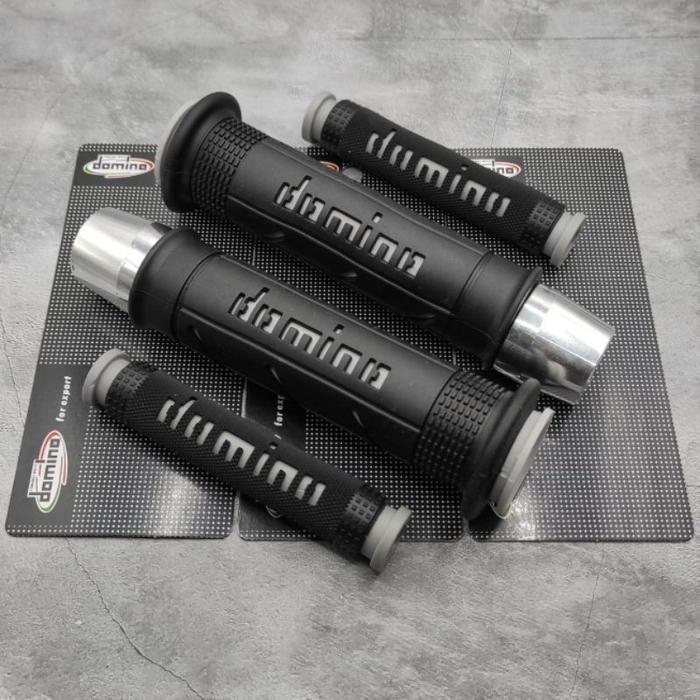 Paket Hemat 3in1 Handgrip sisik garis + Karet grip handfat + jalu crome model pcx handgrip jalu stan