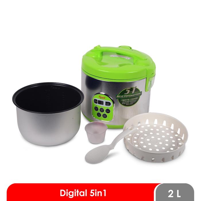 Cosmos Rice Cooker Digital 2L 5in1 Multifungsi