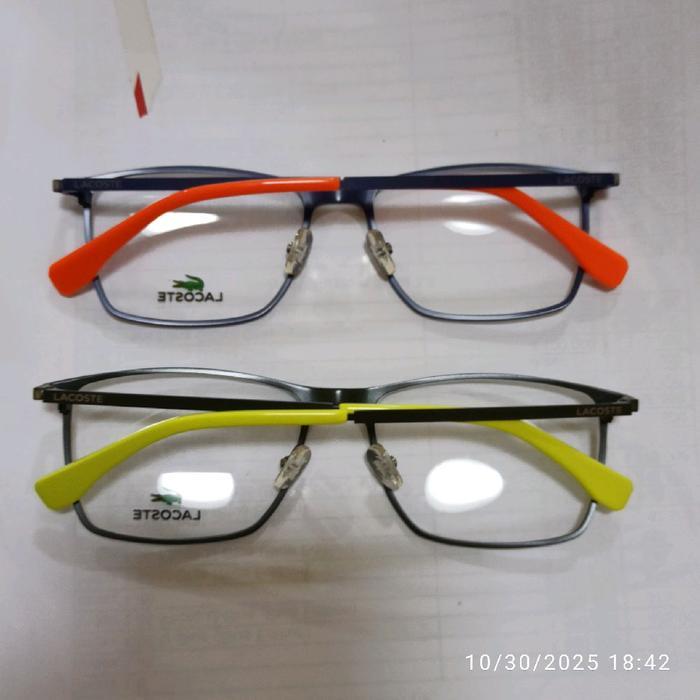 FF229 Frame kacamata minus Pria LACOSTE original Full Frame Untuk Minus Progresif