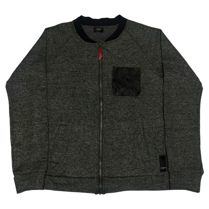 F*nd* wool varsity jacket