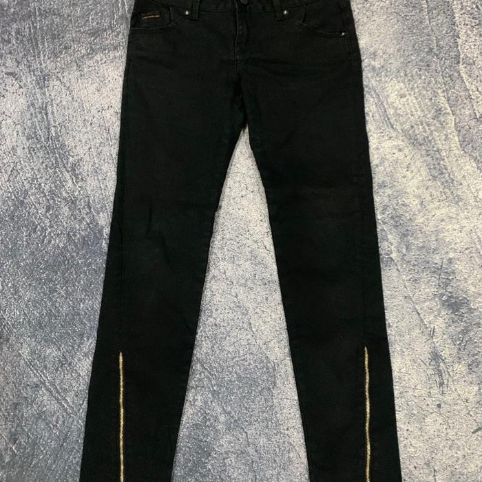 Codes Combine Black Zip Hem Jeans Original