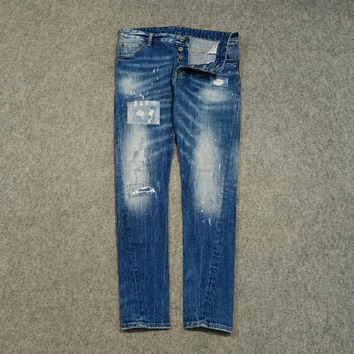 Celana ripped jeans panjang pria DSQUARED size 31 second