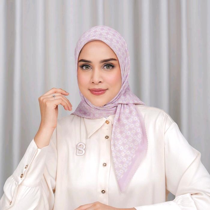 Ikat Series Buttonscarves Fragrant Lilac