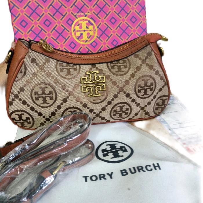 Tory Burch Tas Selempang Wanita dengan Desain Elegan dan Logo Tory Burch yang Menarik