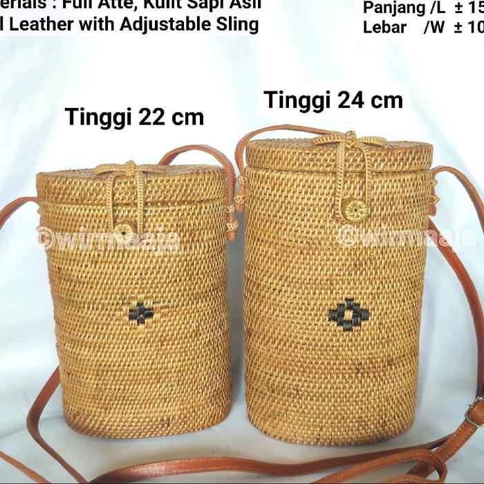 Tas Rotan Full Atte Wadah Genta Sulinggih / Mangku