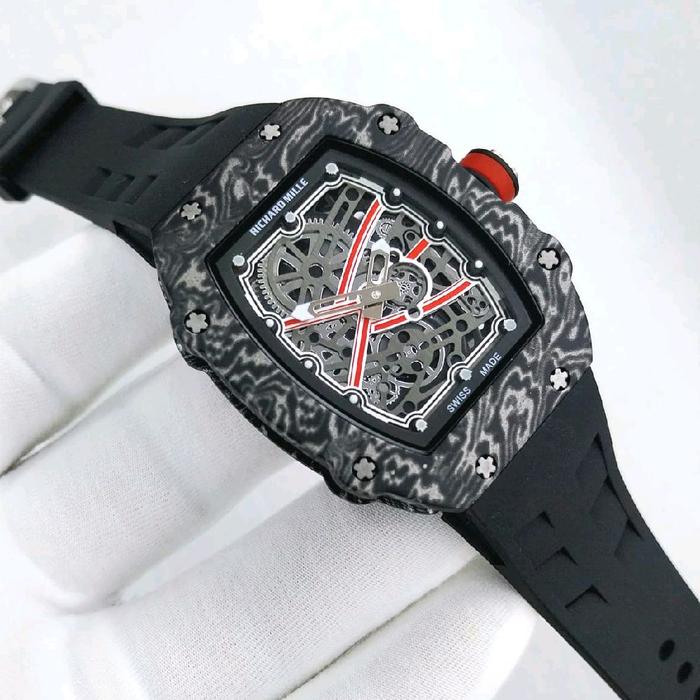 Jam tangan Pria RICHARD MILLE SLIM black ARLOJI
