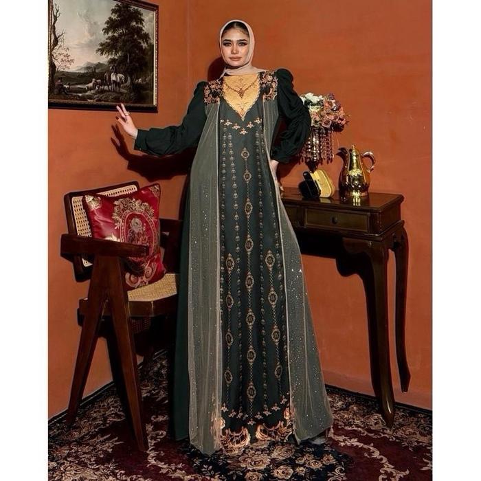 Armila Dress Exlusive By Elly Arsy Only Gamis (Tanpa Hijab)